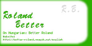 roland better business card